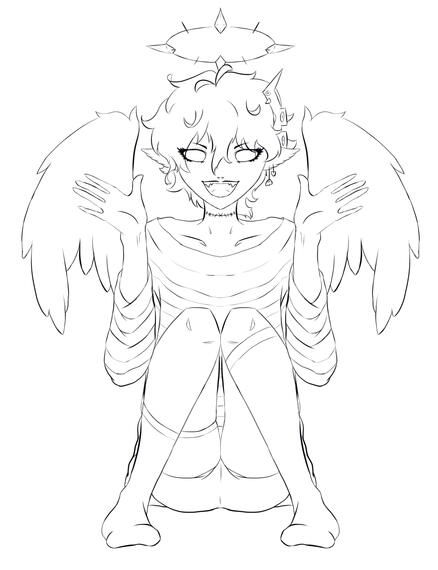 Fullbody Lineart only